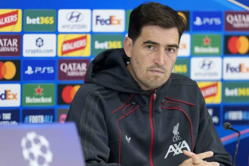 Andoni Iraola handed fresh injury concern as Liverpool forward misses training before Atletico Madrid