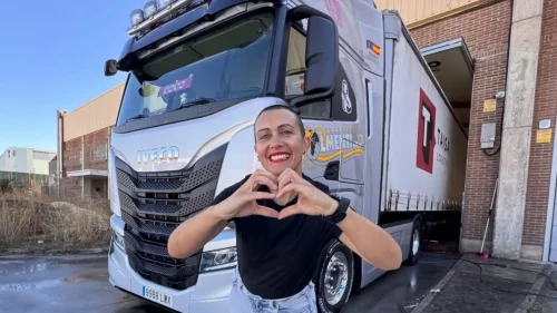 Coco, camionera española, dice “unas cuantas cosas que influyen en el consumo extra de combustible”
