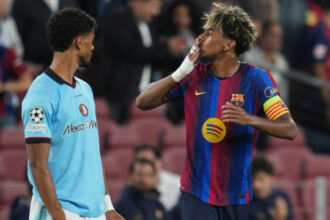 Champions League roundup: Yamal scores as Barcelona routs Feyenoord