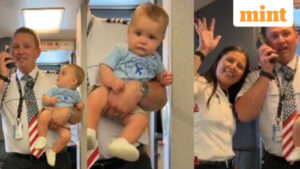 29 flights at 7 months? Baby goes viral after Southwest pilot parents share record in welcome address | Watch video