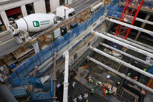 Heidelberg supplies low carbon concrete in Piccadilly
