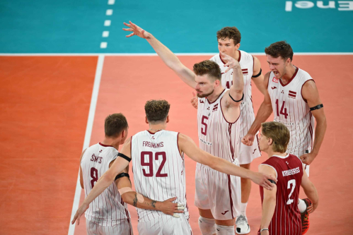 Priekšā nākamais izaicinājums – Latvijas volejbolistiem cīņa pret Vāciju