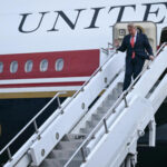 Trump arrives in Ireland for golf tournament, PM talks