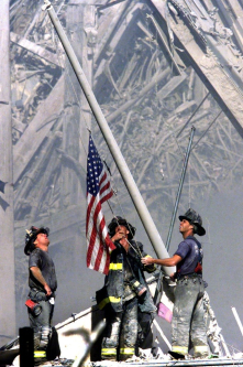 He took the iconic 9/11 flag photo. Then he watched Ground Zero rebuild