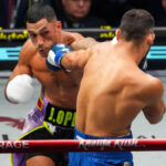 Jai Opetaia scores brutal knockout of Noel Mikaelian to cruiserweight titles, calls out David Benavidez