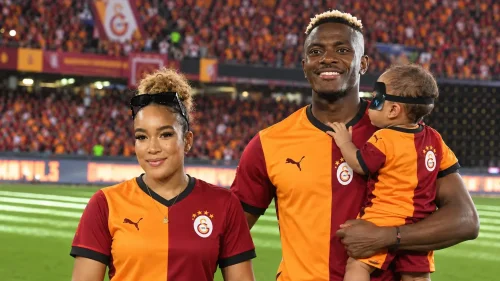 Victor Osimhen splashes out on luxury birthday celebration for longtime partner Stefanie Ladewig