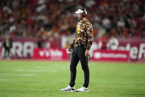 Lincoln Riley discusses USC’s 49-30 victory over Louisiana