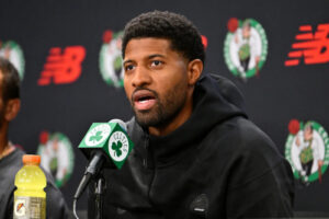 Paul George has ‘chip on my shoulder’ as he joins Celtics after Jaylen Brown trade