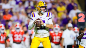 LSU QB Sam Leavitt ‘doubtful’ on injury report ahead of Ole Miss showdown, did not throw in latest practice