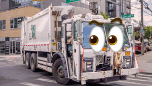 Garbage trucks analyze thousands of homes with AI-powered cameras