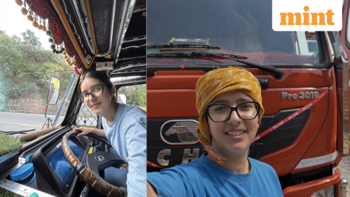 Meet 25-year-old Neha Thakur, who left her air hostess dream to become Himachal’s first woman truck driver