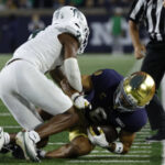 MSU football comes up short in second half, loses at Notre Dame