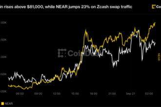 Bitcoin rises above $81,000, while NEAR jumps 23% on Zcash swap traffic