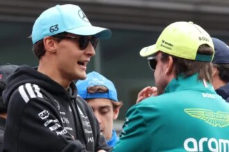 George Russell, piloto de Fórmula 1, se deshace en elogios hacia Fernando Alonso: “Podría haber sido campeón cinco veces. En el 2007, en el 2010, en el 2012”