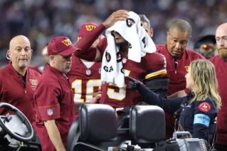 Commanders QB Jayden Daniels elbow dislocation was ‘freak occurrence’