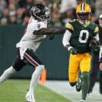 WATCH: Packers WR Matthew Golden scores first NFL TD vs Falcons
