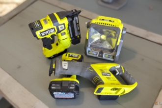 Ryobi made the right battery decision 30 years ago, now all my tools are this awful green color