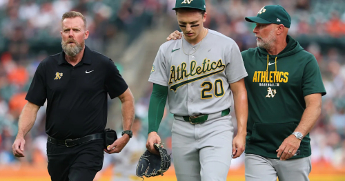 A’s infielder Zack Gelof sues Detroit Tigers over knee injury